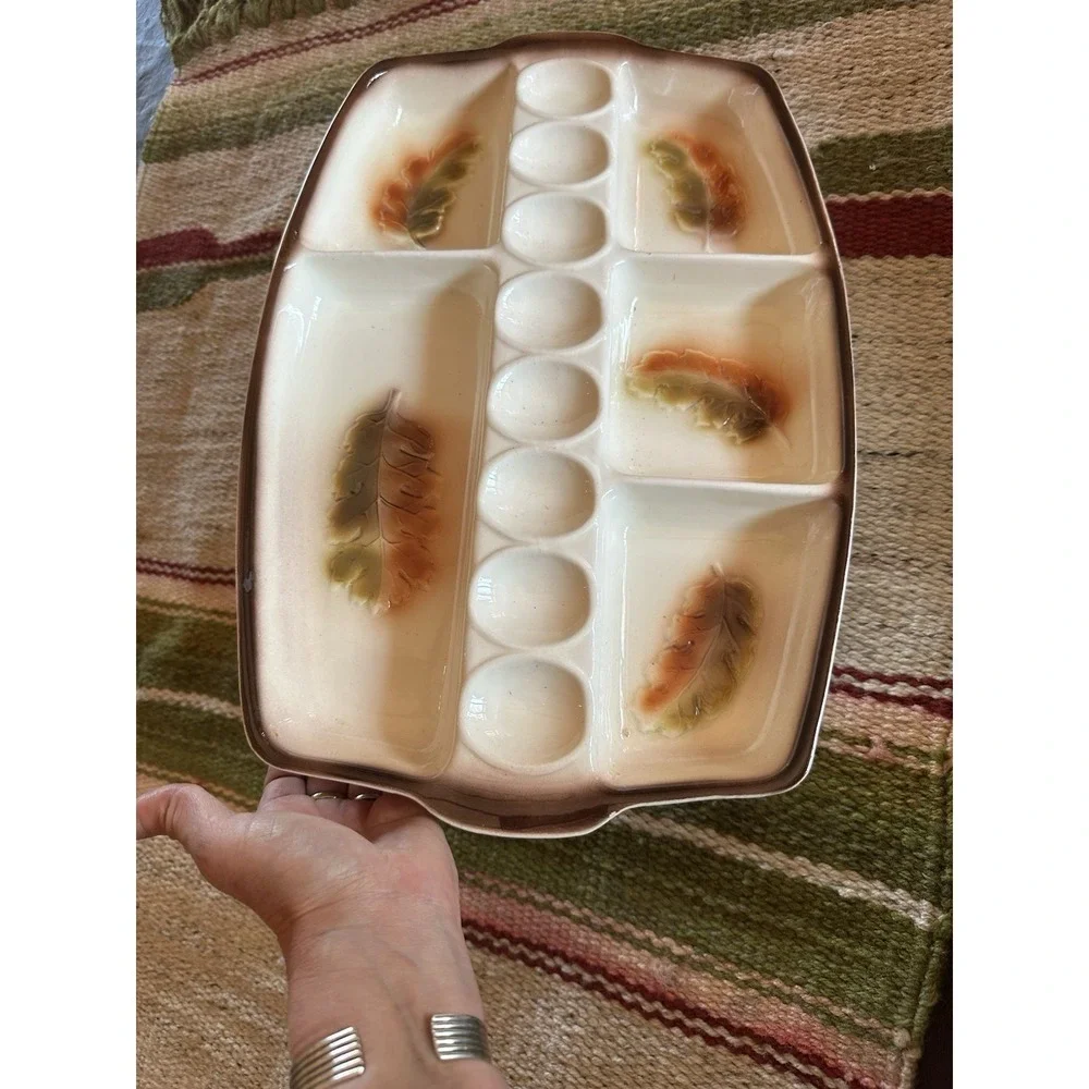 MCM Deviled Egg Decorative Appetizer Platter
